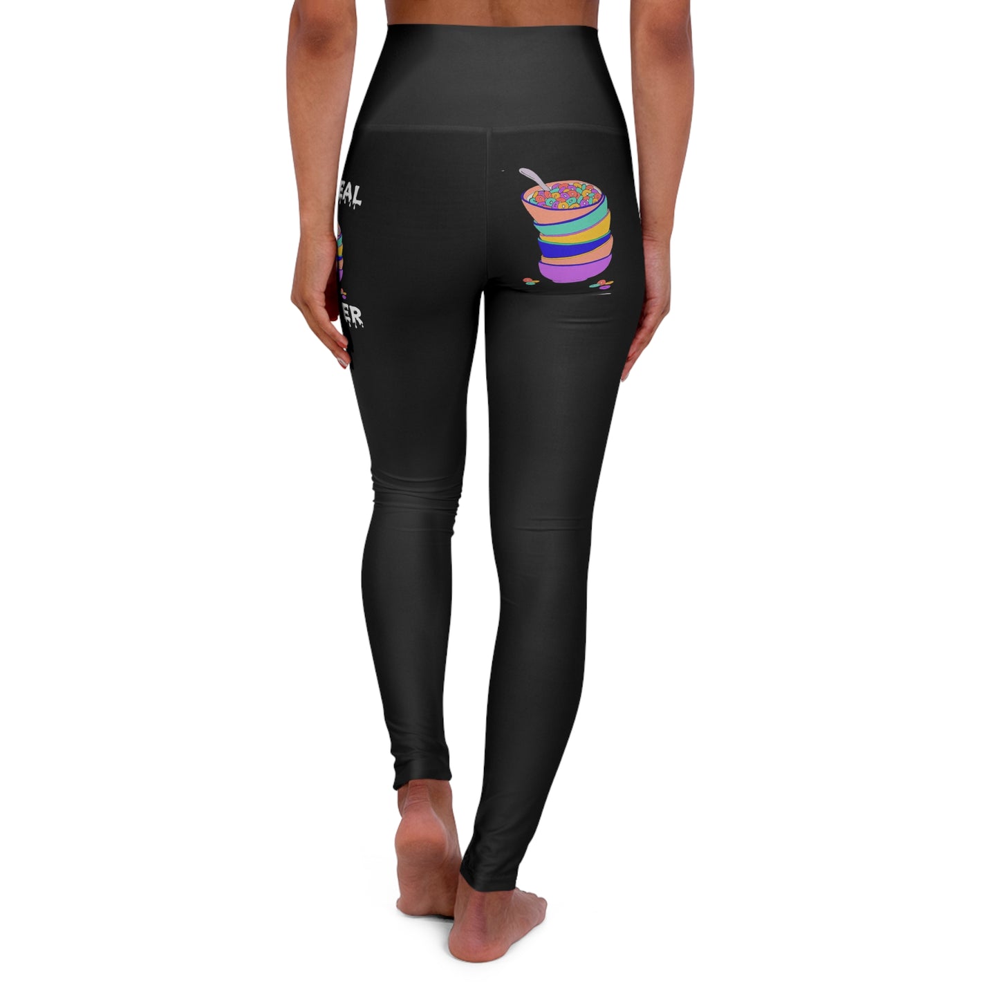 Cereal Killer High Waisted Yoga Leggings (AOP)