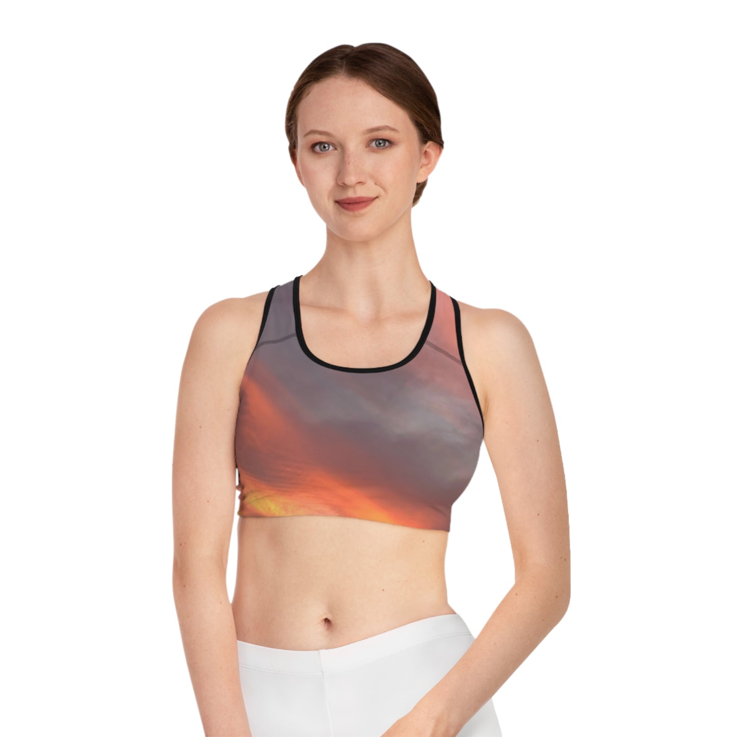 Colored Sky Sports Bra