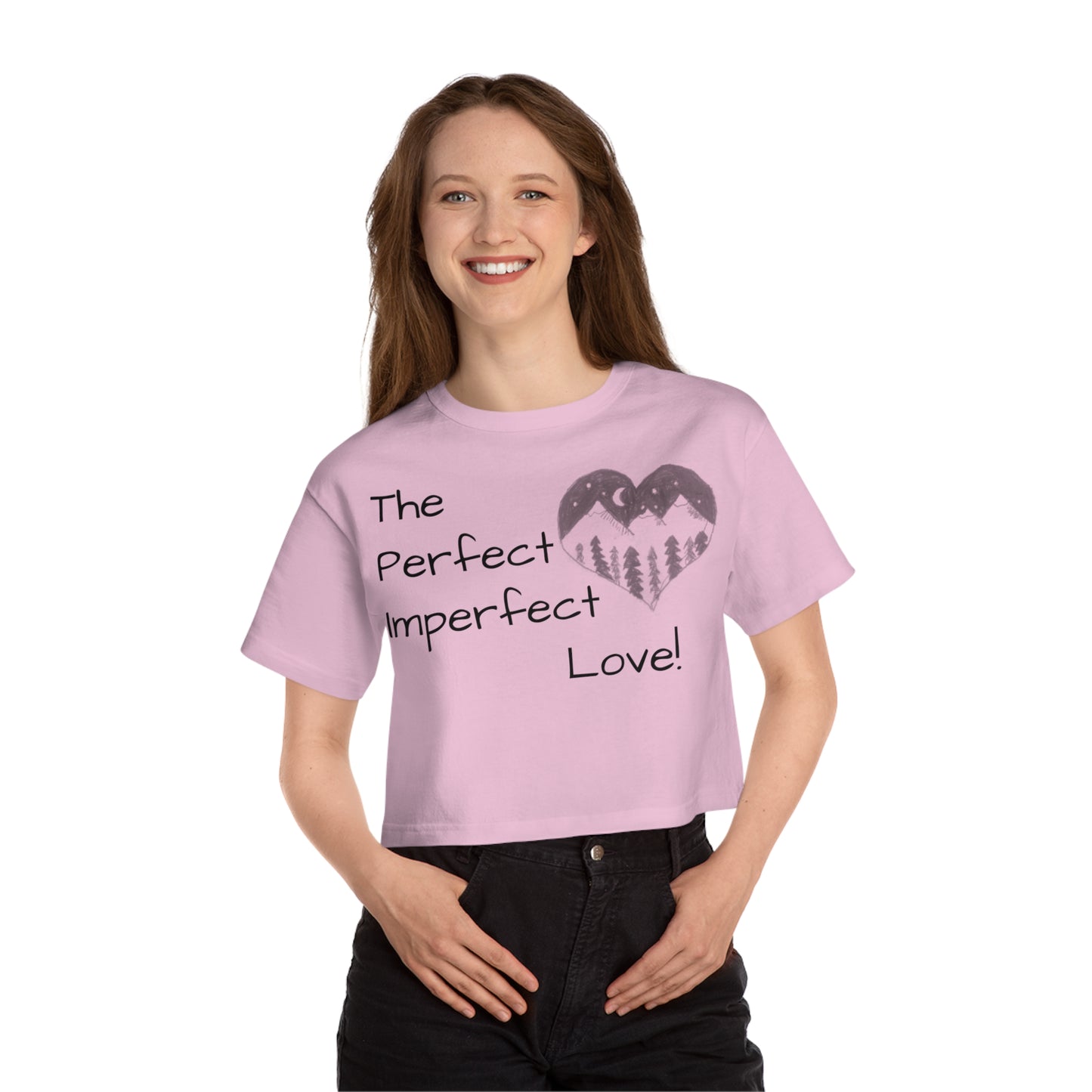 Imperfect Love Champion Women's Heritage Cropped T-Shirt