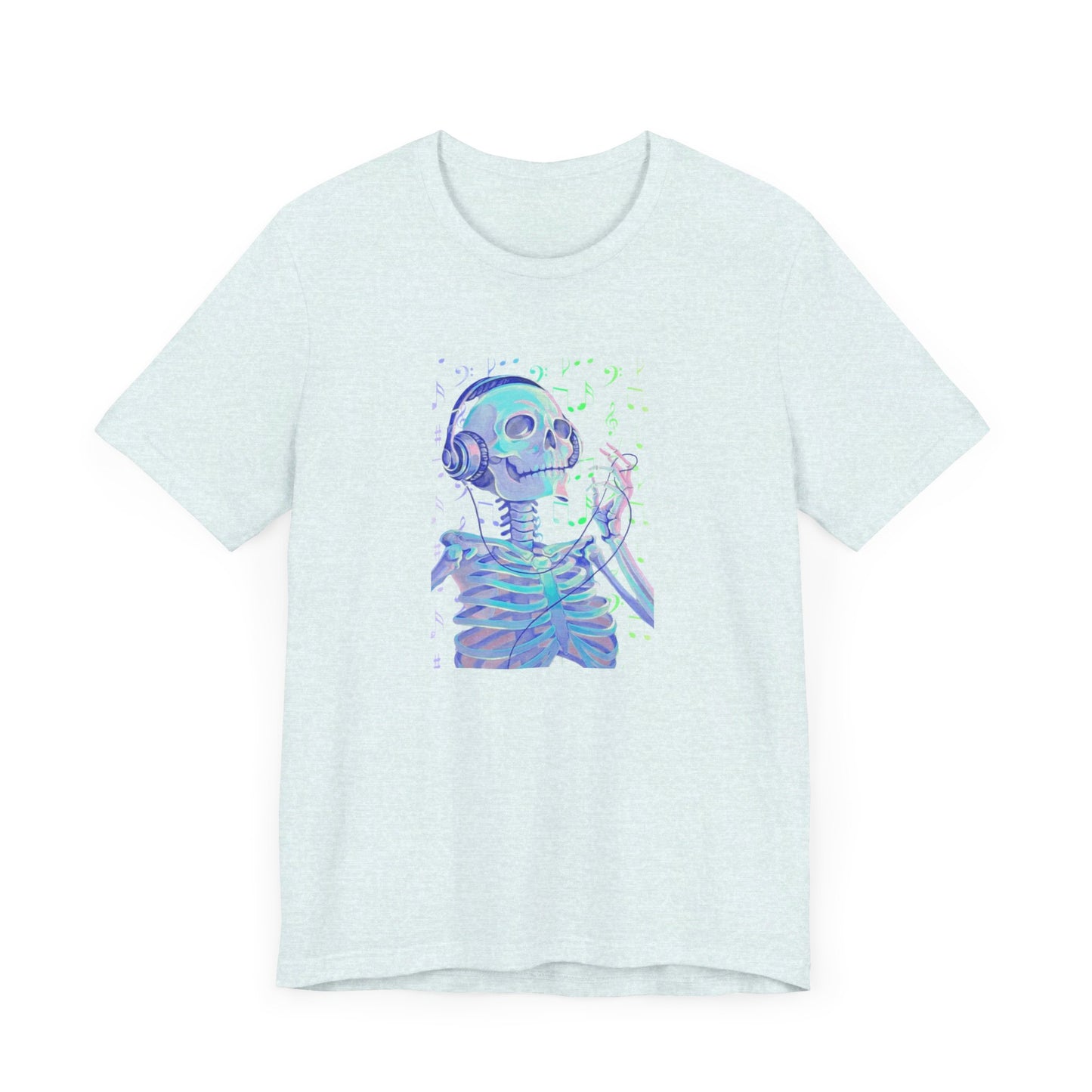 Musical Skeleton Jersey Tee