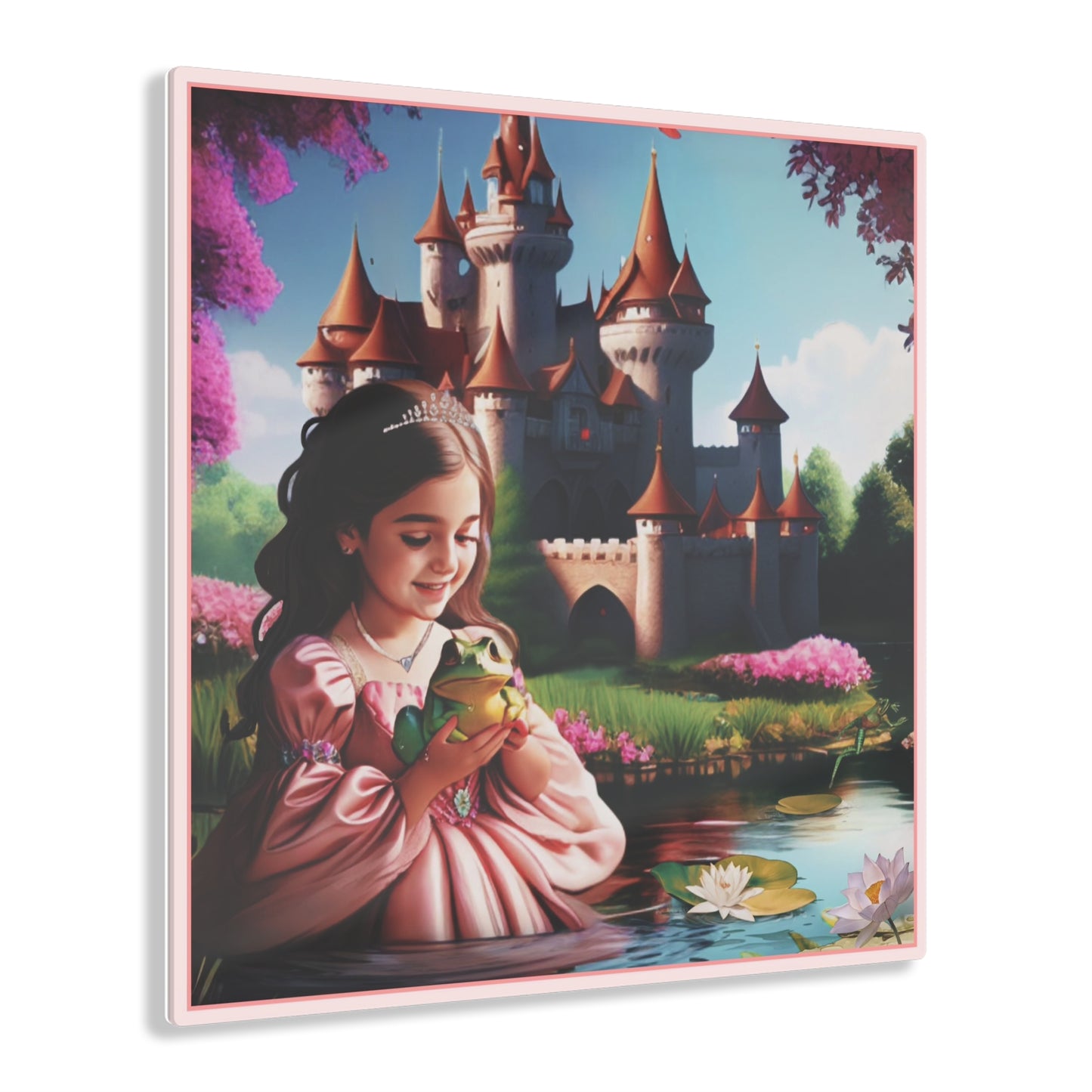 Young Princess and a Frog Acrylic Print