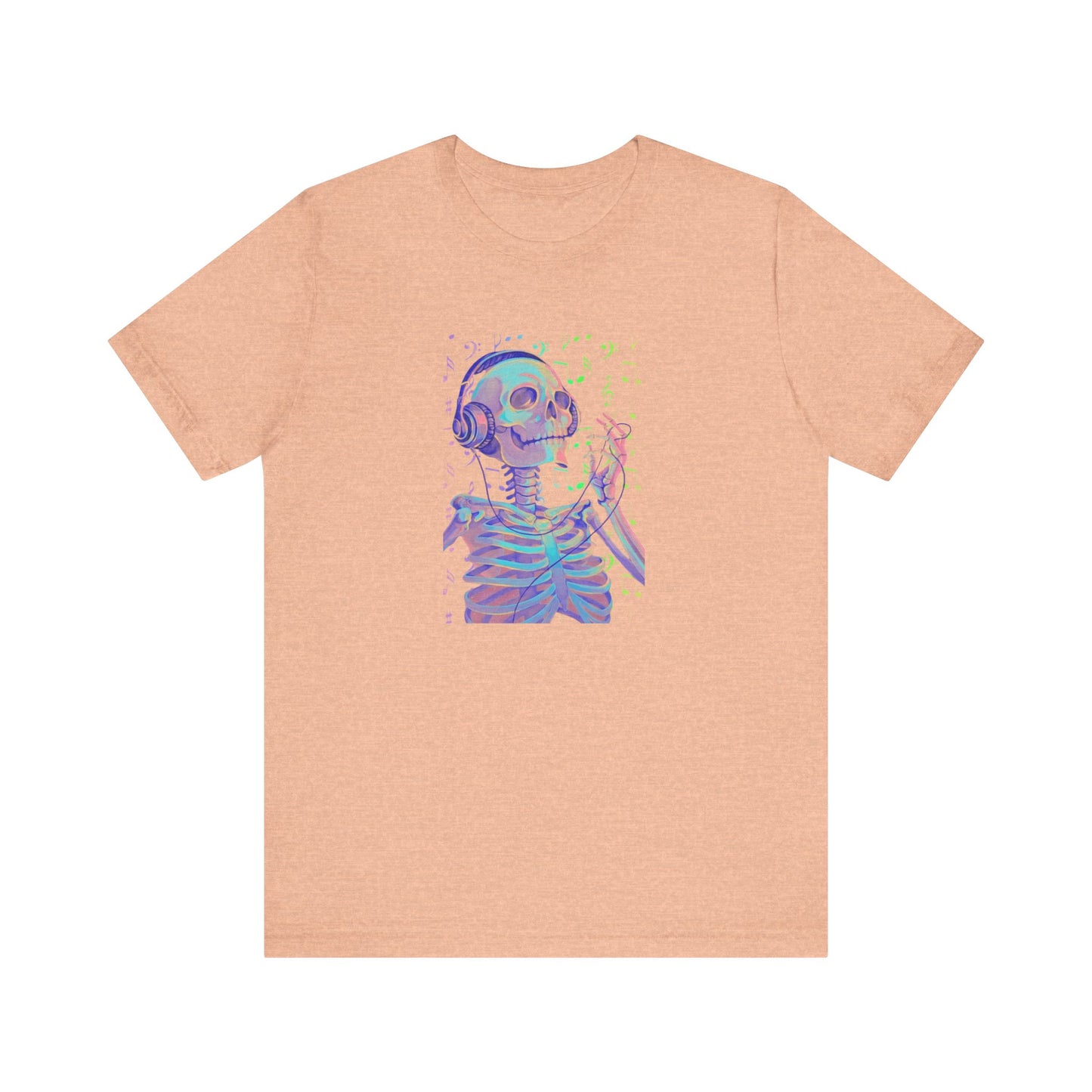 Musical Skeleton Jersey Tee