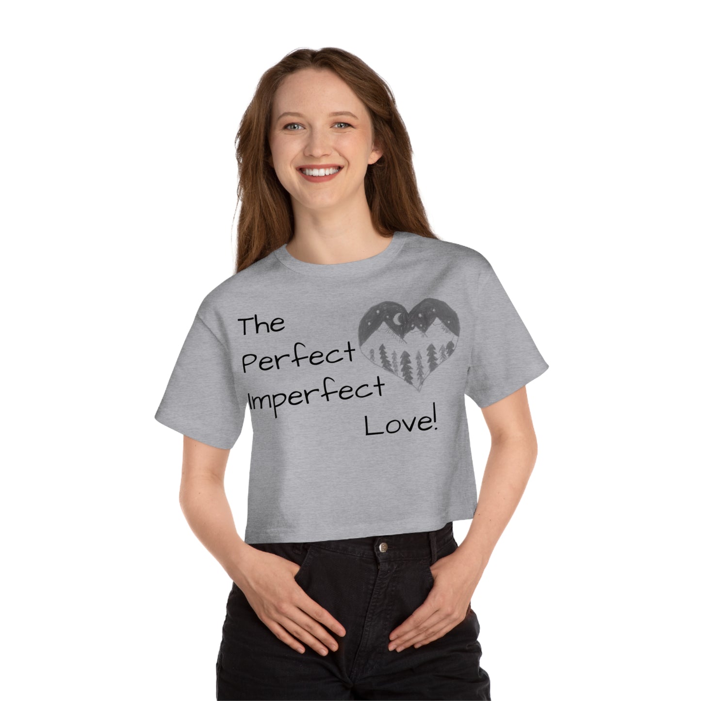 Imperfect Love Champion Women's Heritage Cropped T-Shirt