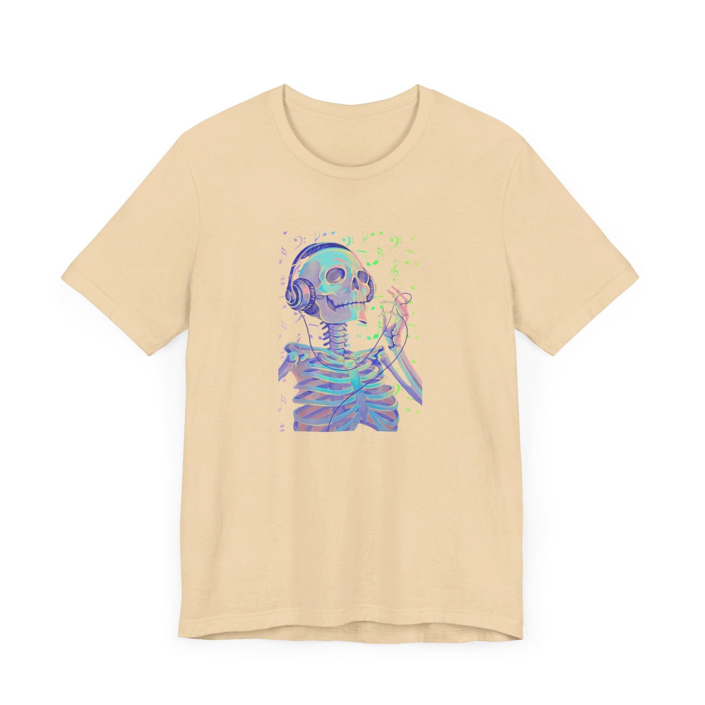 Musical Skeleton Jersey Tee