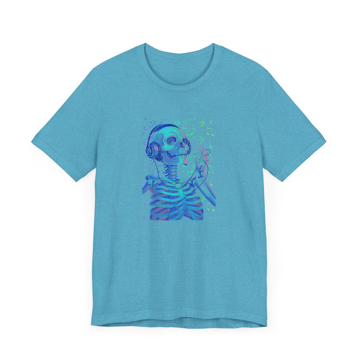 Musical Skeleton Jersey Tee