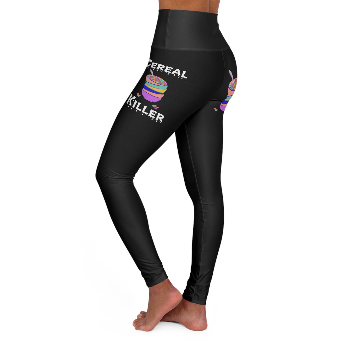 Cereal Killer High Waisted Yoga Leggings (AOP)