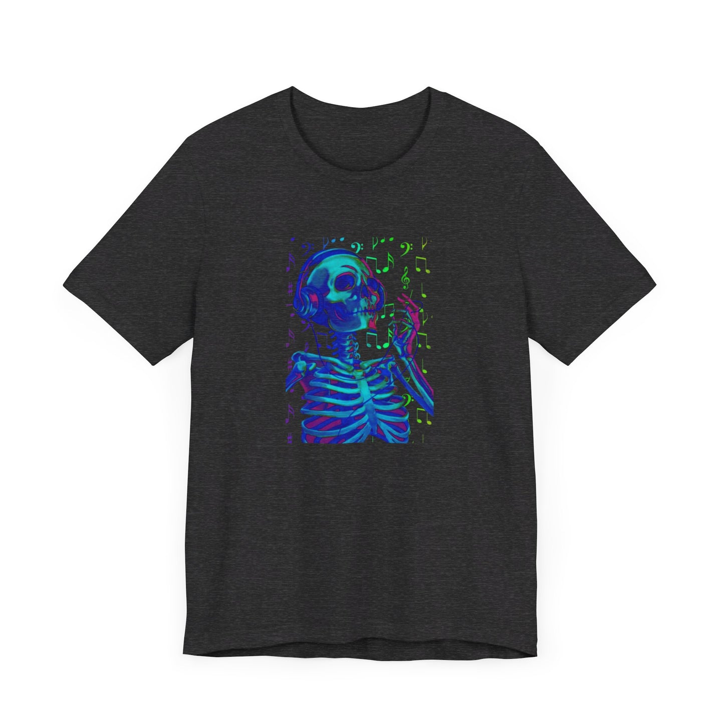 Musical Skeleton Jersey Tee