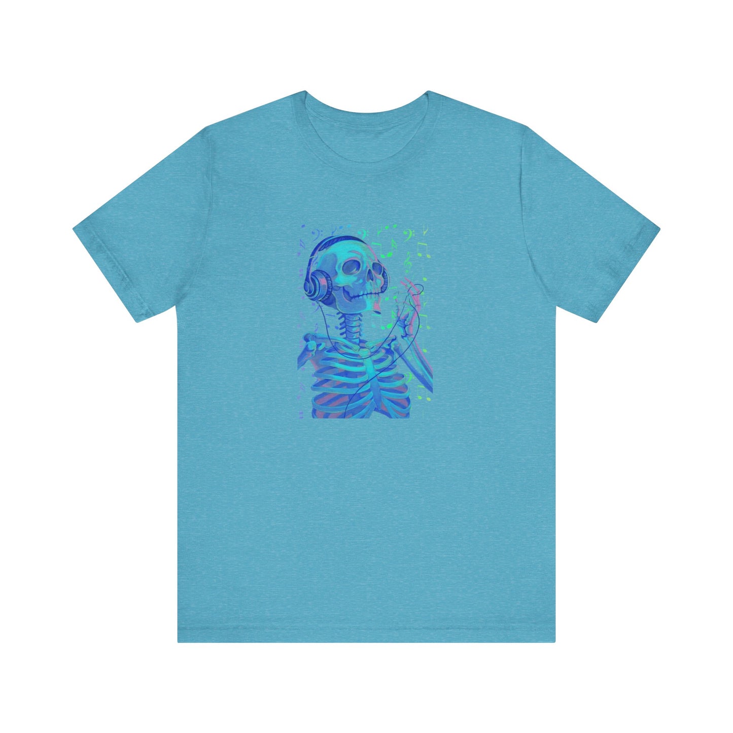 Musical Skeleton Jersey Tee