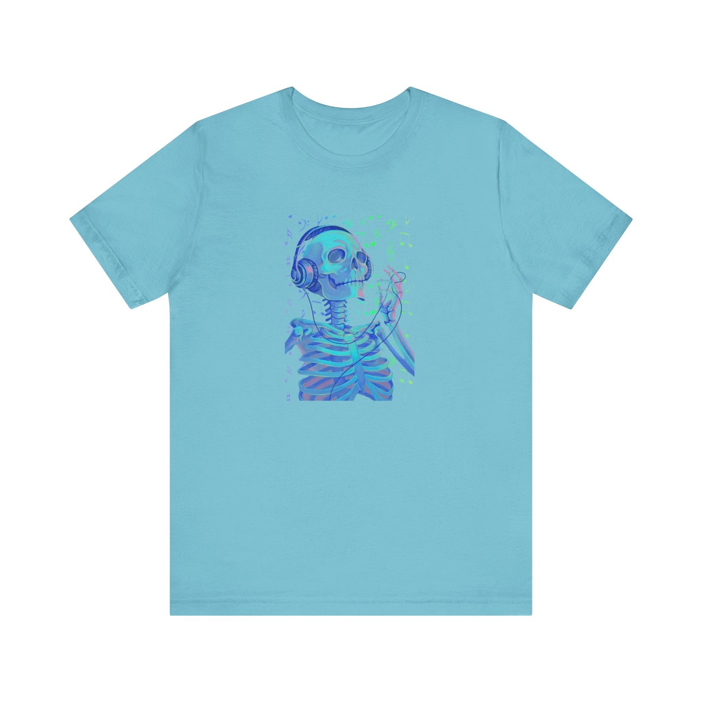 Musical Skeleton Jersey Tee