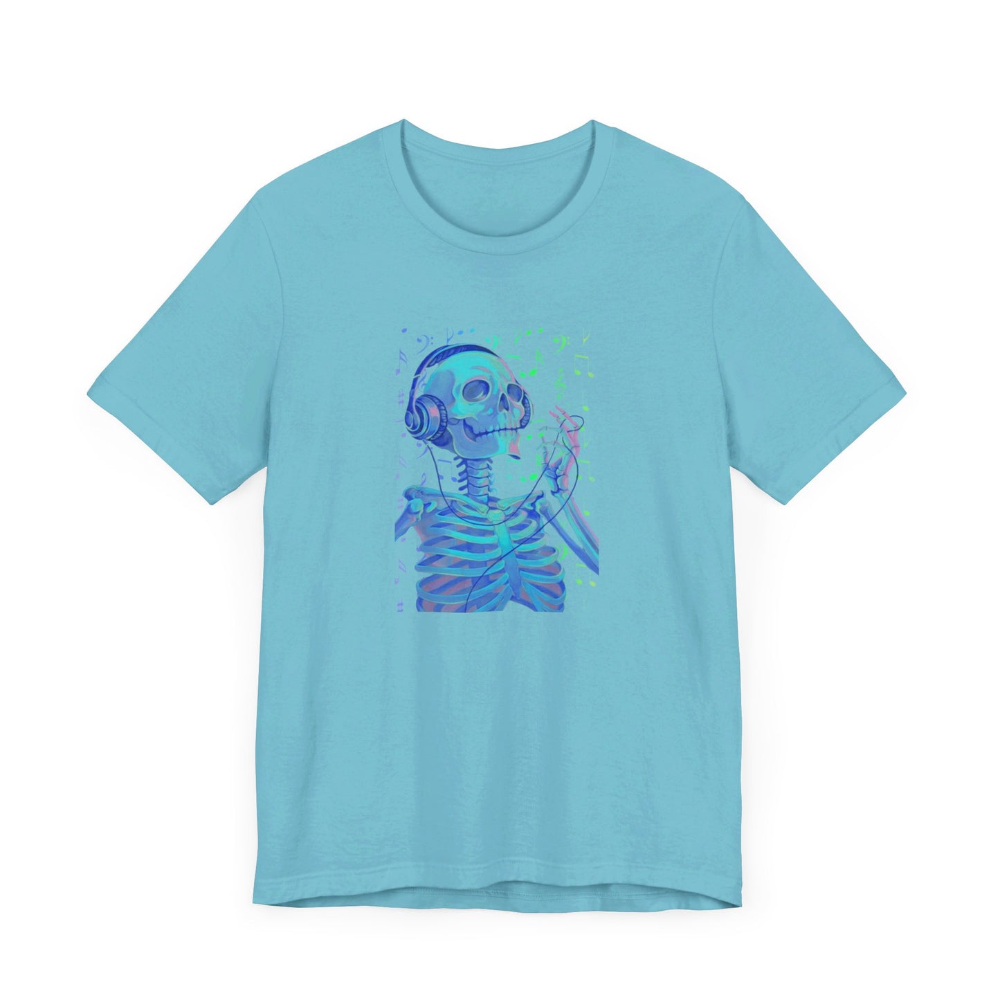 Musical Skeleton Jersey Tee