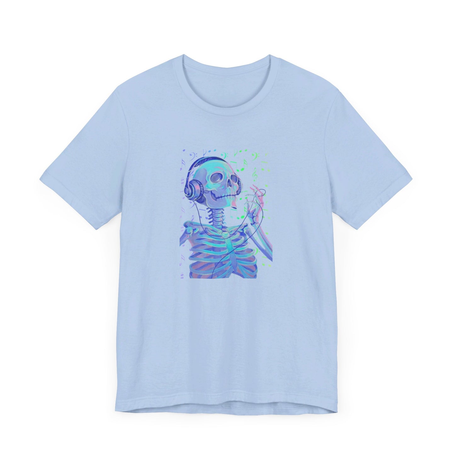 Musical Skeleton Jersey Tee