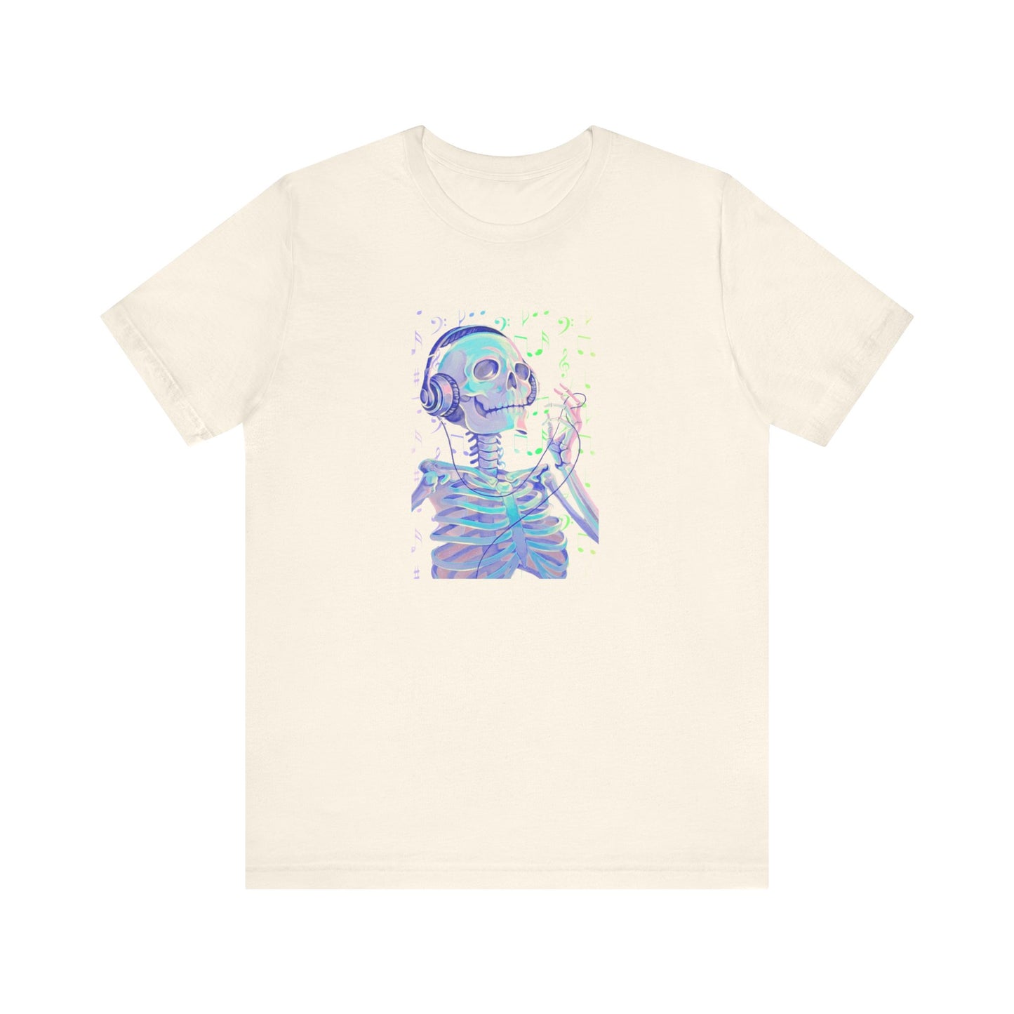 Musical Skeleton Jersey Tee