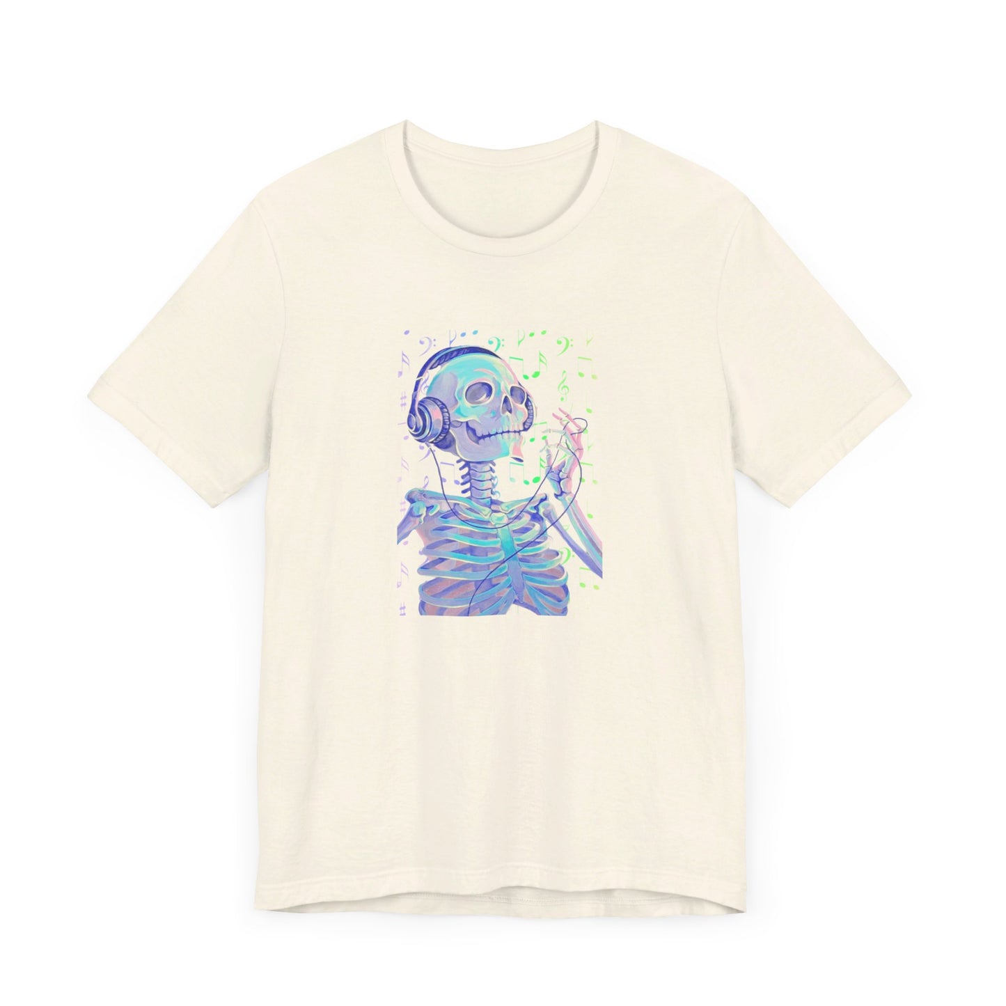 Musical Skeleton Jersey Tee