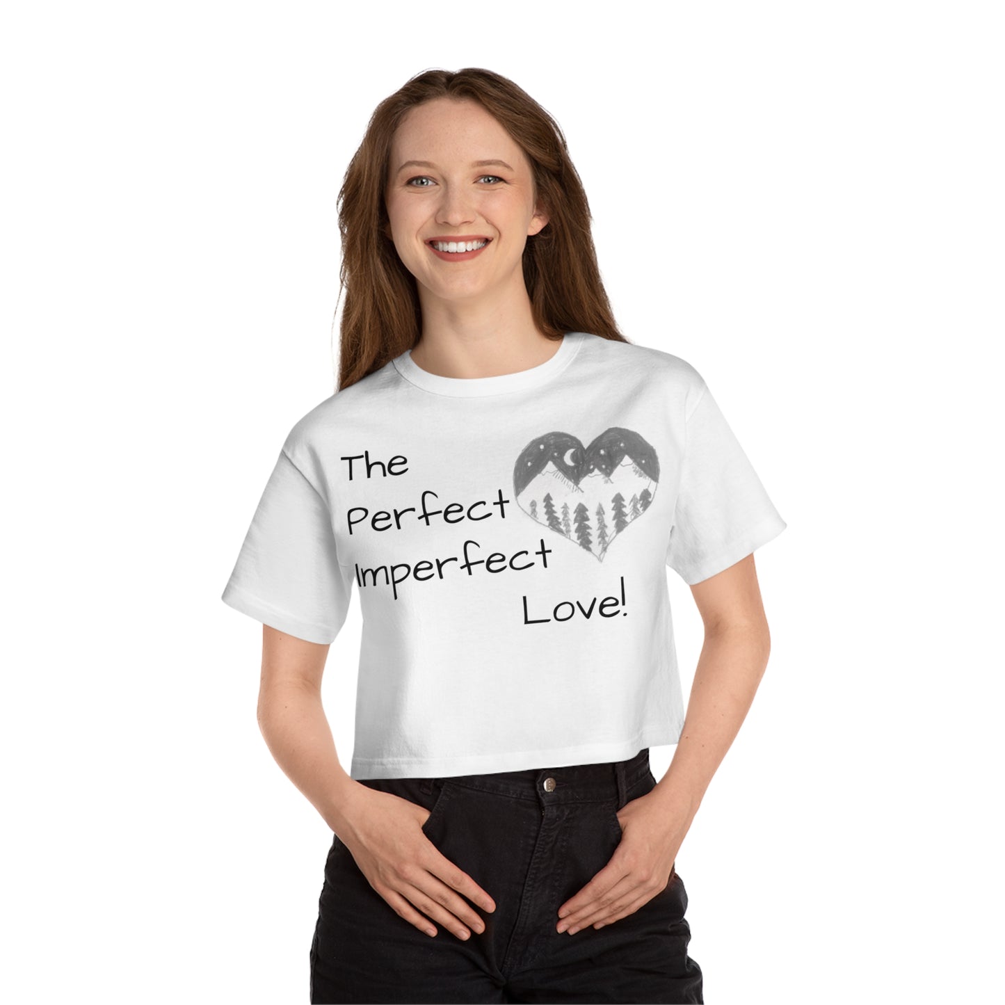 Imperfect Love Champion Women's Heritage Cropped T-Shirt