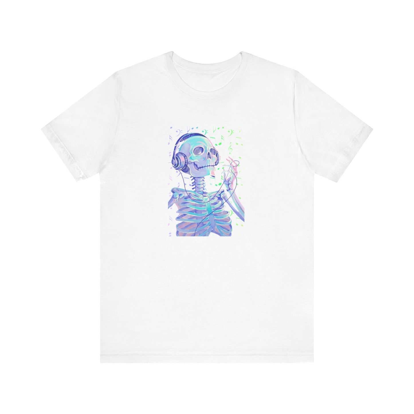 Musical Skeleton Jersey Tee