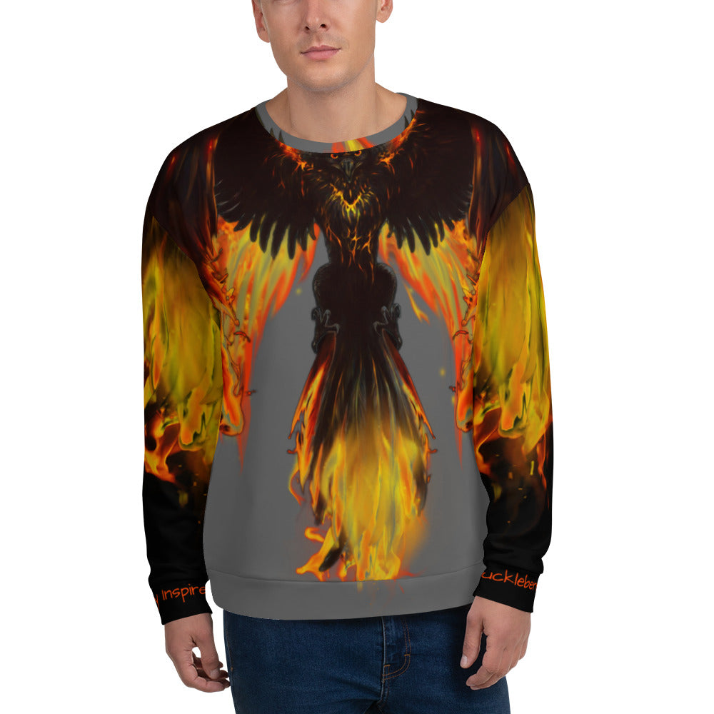 Dark Phoenix Flaming Unisex Sweatshirt