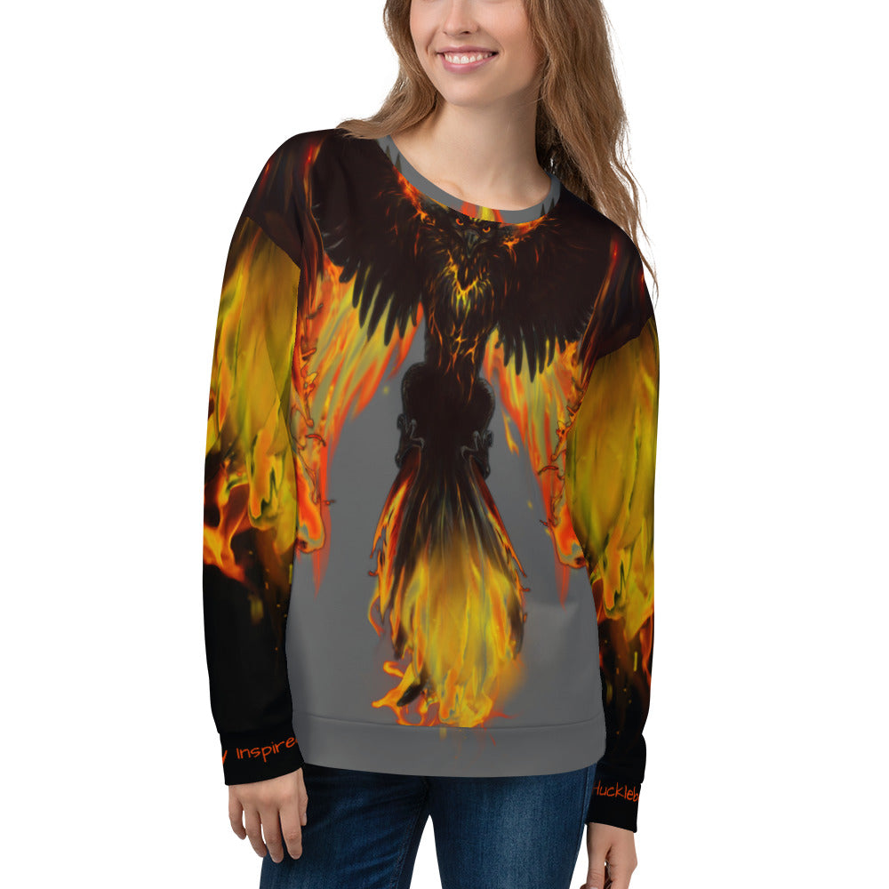 Dark Phoenix Flaming Unisex Sweatshirt