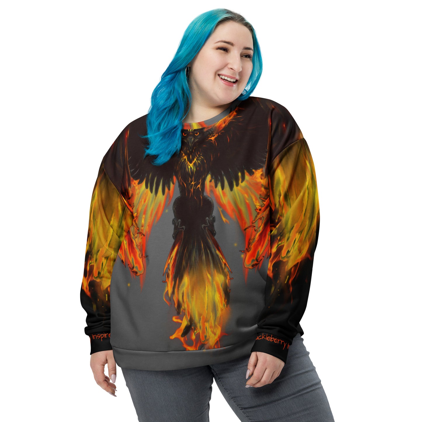 Dark Phoenix Flaming Unisex Sweatshirt