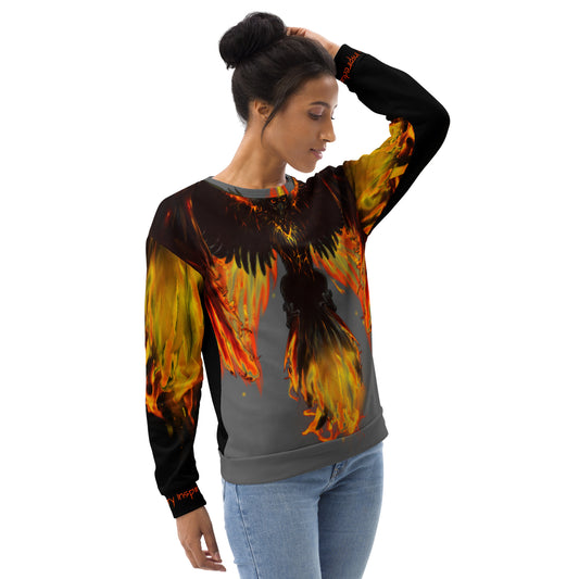 Dark Phoenix Flaming Unisex Sweatshirt