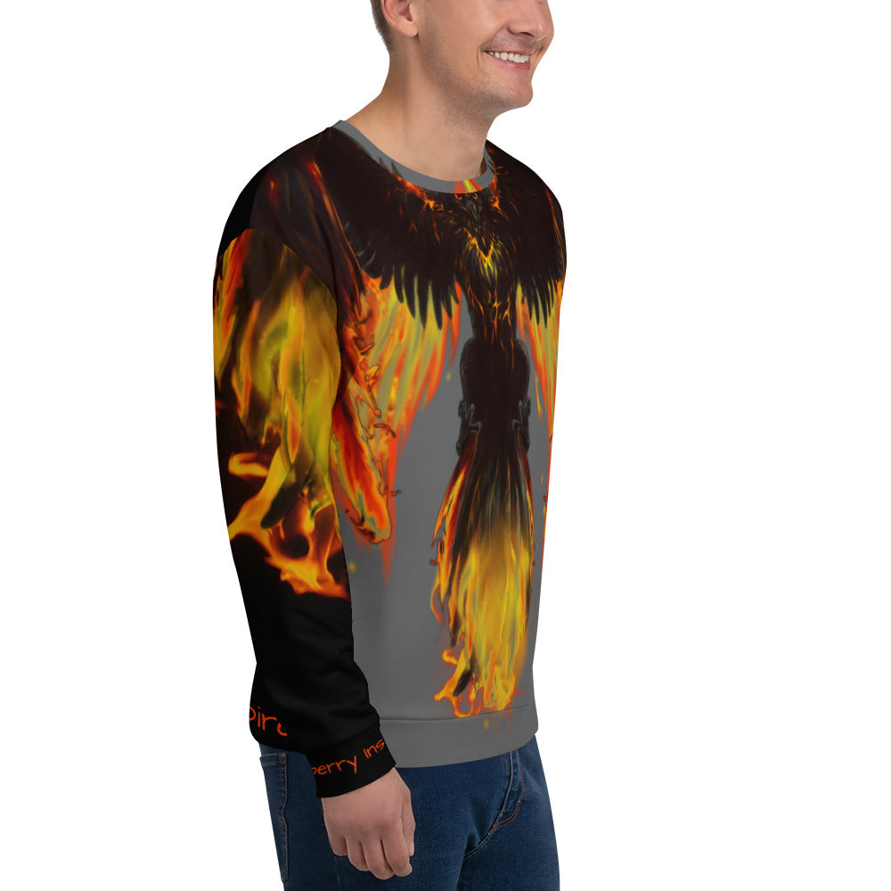 Dark Phoenix Flaming Unisex Sweatshirt