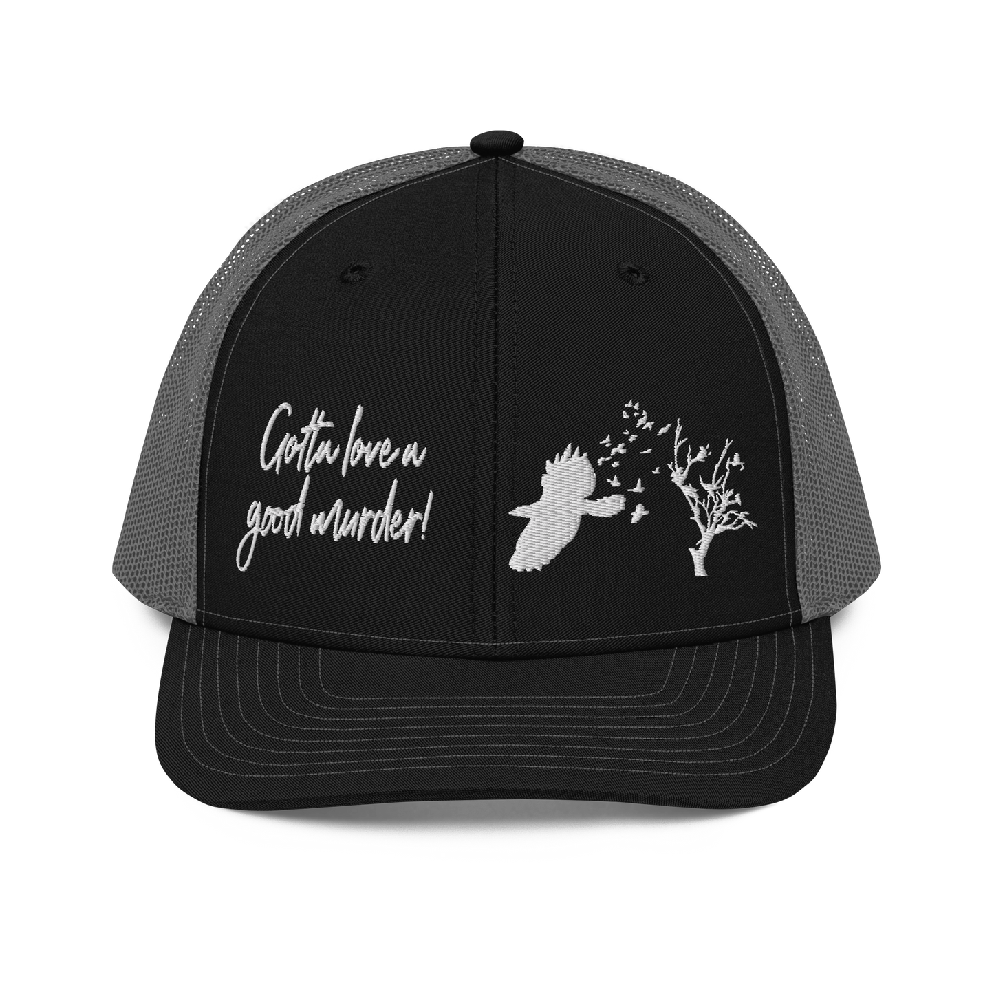 Good Murder White Trucker Cap