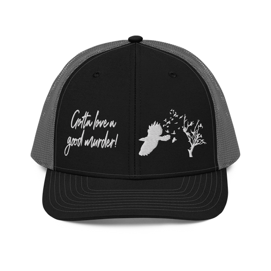 Good Murder White Trucker Cap